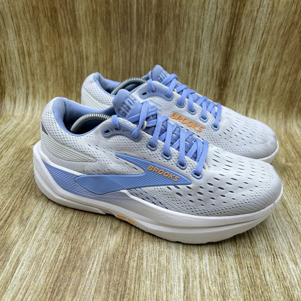 Brooks Ghost Max 3 Women's Size 8 Coconut Blue Heron Running Shoes 1204571B151